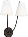 Visual Comfort Studio - CW1422AI - Two Light Wall Sconce - Marina - Aged Iroged Iron
