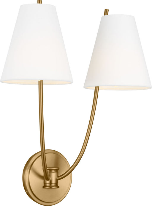 Visual Comfort Studio - CW1422BBS - Two Light Wall Sconce - Marina - Burnished Brass/Burnished Brass