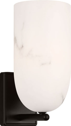 Savina One Light Wall Sconce Aged Iroged Iron