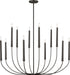 Visual Comfort Studio - EC11812AI - 12 Light Chandelier - Lois - Aged Iroged Iron