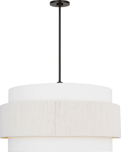 Belaro Six Light Hanging Shade Aged Iroged Iron