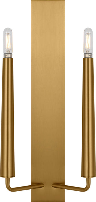 Visual Comfort Studio - EW1252BBS - Two Light Wall Sconce - Lois - Burnished Brass/Burnished Brass