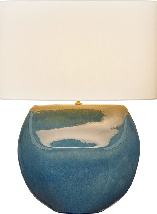 Visual Comfort Studio - HT1161DOC - One Light Table Lamp - Pente - Deep Ocean Crackle/Deep Ocean Crackle