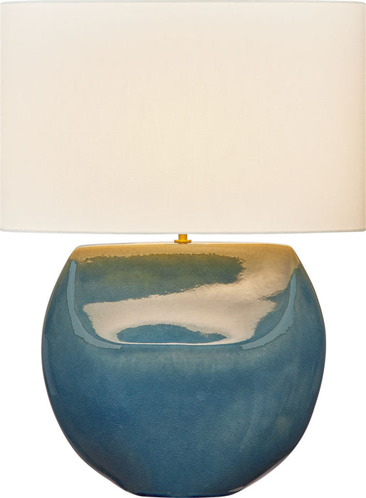 Visual Comfort Studio - HT1161DOC - One Light Table Lamp - Pente - Deep Ocean Crackle/Deep Ocean Crackle