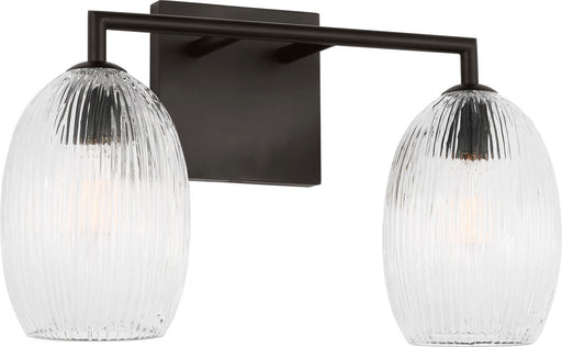 Serafina Two Light Bath Aged Iroged Iron