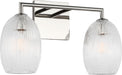 Visual Comfort Studio - HV1002PN - Two Light Bath - Serafina - Polished Nickel/Polished Nickel