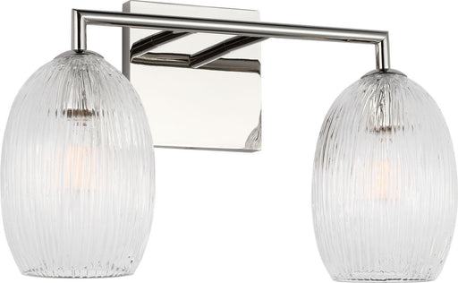 Serafina Two Light Bath Polished Nickel/Polished Nickel