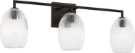 Visual Comfort Studio - HV1003AI - Three Light Bath - Serafina - Aged Iroged Iron