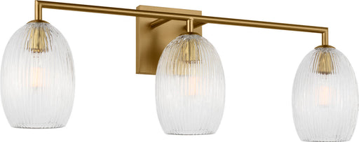 Serafina Three Light Bath Burnished Brass/Burnished Brass