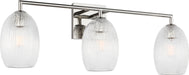 Visual Comfort Studio - HV1003PN - Three Light Bath - Serafina - Polished Nickel/Polished Nickel