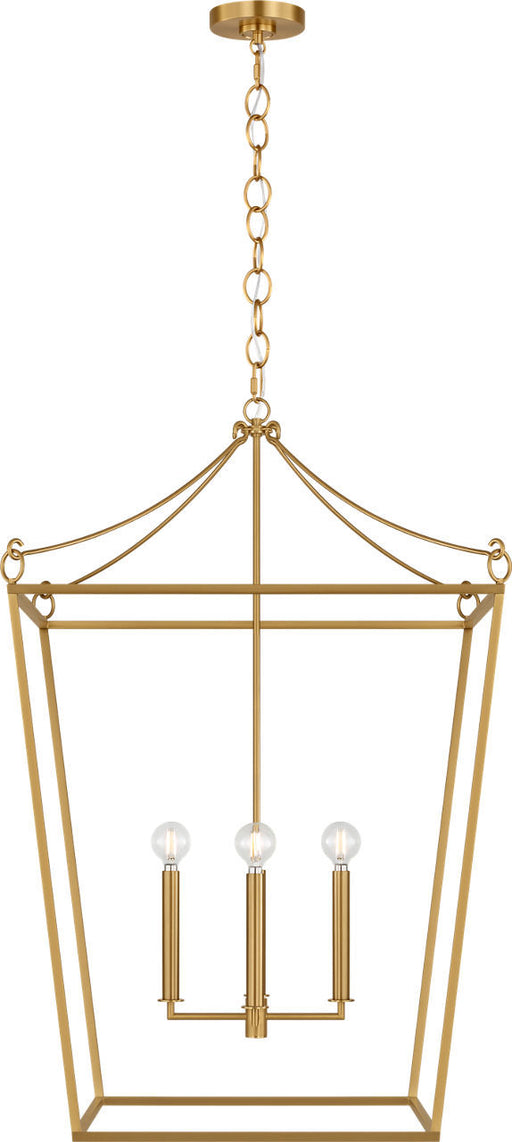 Visual Comfort Studio - KSC1204BBS - Four Light Lantern - Carlyle - Burnished Brass/Burnished Brass