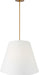 Visual Comfort Studio - KSP1224BBS - Four Light Hanging Shade - Beauvoir - Burnished Brass/Burnished Brass
