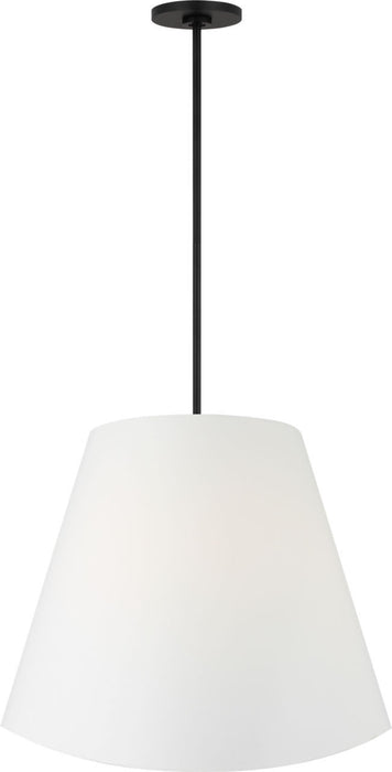 Visual Comfort Studio - KSP1224MBK - Four Light Hanging Shade - Beauvoir - Midnight Black/Midnight Black