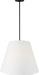 Visual Comfort Studio - KSP1224MBK - Four Light Hanging Shade - Beauvoir - Midnight Black/Midnight Black