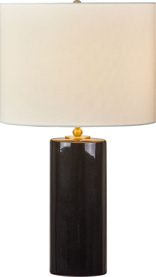 Visual Comfort Studio - KST1241CBK - One Light Table Lamp - Lauren - Black Ceramic/Black Ceramic