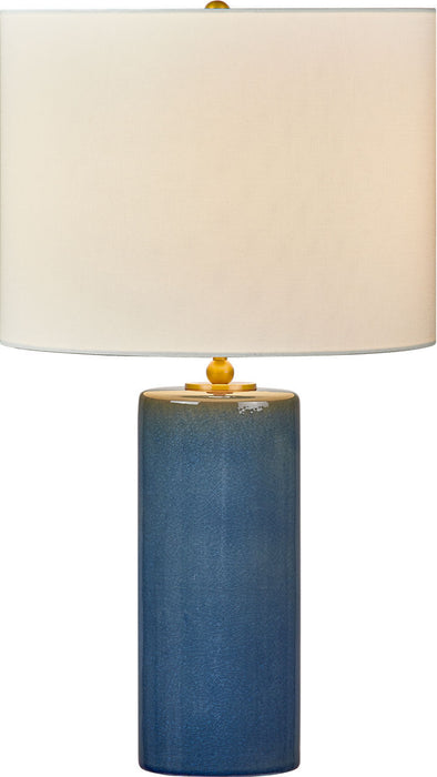 Visual Comfort Studio - KST1241DOC - One Light Table Lamp - Lauren - Deep Ocean Crackle/Deep Ocean Crackle