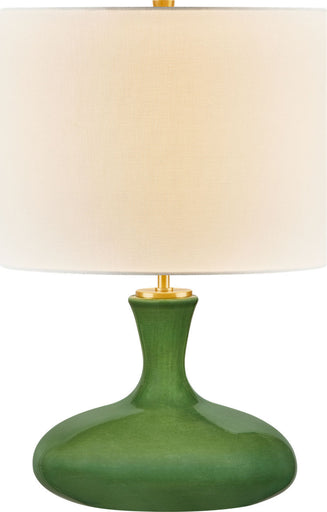 Amber One Light Table Lamp Green/Green