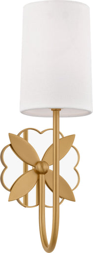 Spencer One Light Wall Sconce Burnished Brass/Burnished Brass