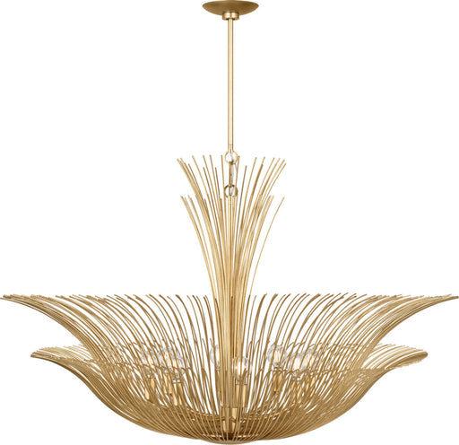 Dorelle Eight Light Chandelier Gild/Gild