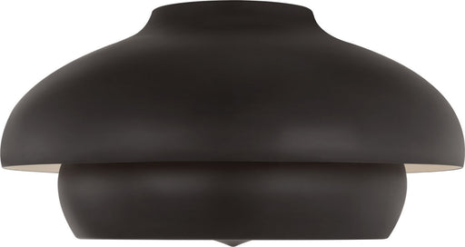 Solene One Light Flush Mount Aged Iroged Iron