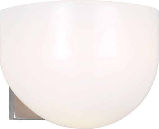 Cheverny One Light Wall Sconce Polished Nickel/Polished Nickel