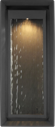 Urbandale LED Wall Lantern Textured Black/Textured Black