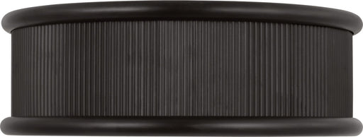 Ritz Five Light Flush Mount Aged Iroged Iron