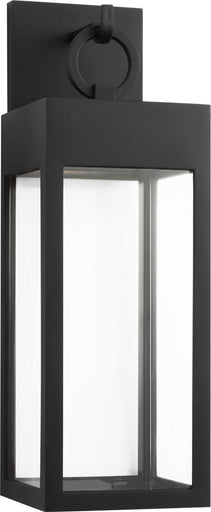 Sesha LED Wall Lantern Textured Black/Textured Black