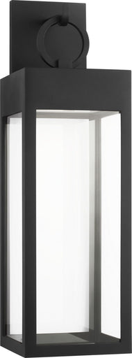 Sesha LED Wall Lantern Textured Black/Textured Black