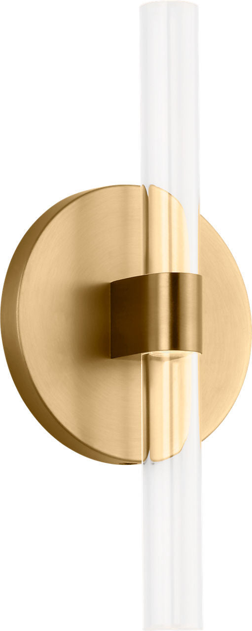 Visual Comfort Studio - SLW1082BBS - LED Wall Sconce - Silas - Burnished Brass/Burnished Brass