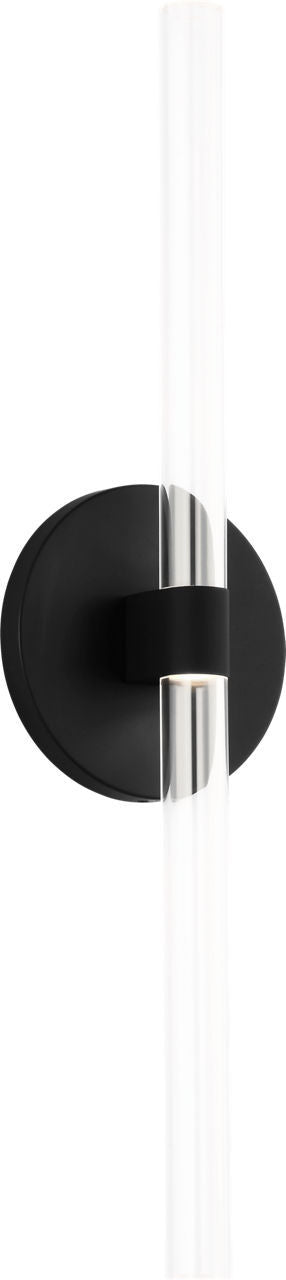 Visual Comfort Studio - SLW1092MBK - LED Wall Sconce - Silas - Midnight Black/Midnight Black