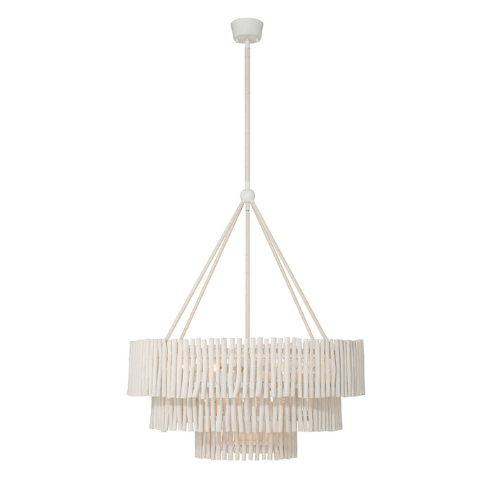 Savoy House - 1-1456-9-340 - Nine Light Chandelier - Phong - Blanco