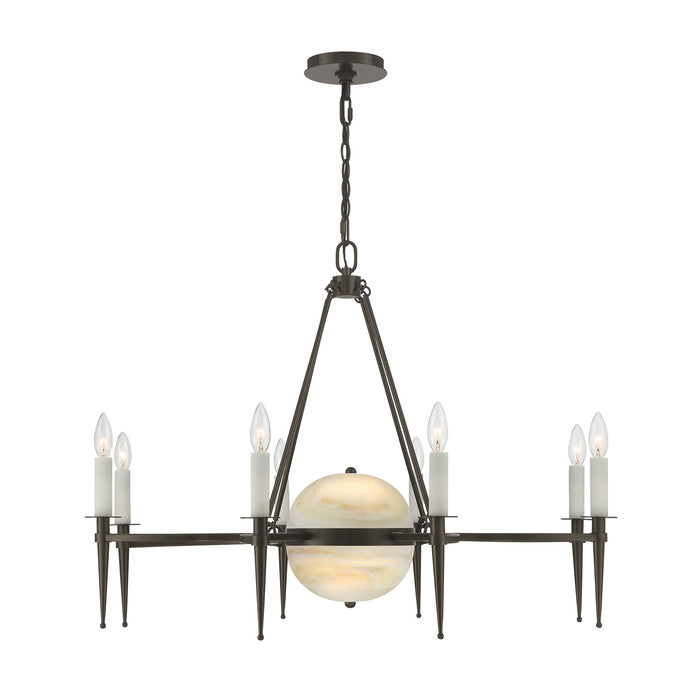 Savoy House - 1-1488-10-15 - Ten Light Chandelier - Sanger - Mediterranean Bronze