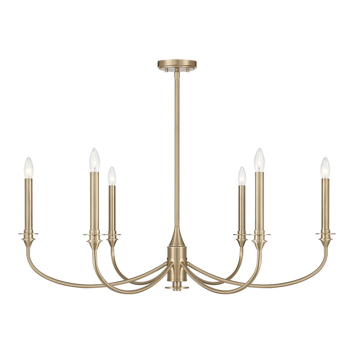 Savoy House - 1-1500-6-127 - Six Light Chandelier - Coventry - Noble Brass