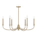 Savoy House - 1-1500-6-127 - Six Light Chandelier - Coventry - Noble Brass