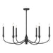 Savoy House - 1-1500-6-89 - Six Light Chandelier - Coventry - Matte Black