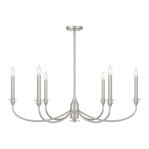 Savoy House - 1-1500-6-SN - Six Light Chandelier - Coventry - Satin Nickel