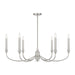 Savoy House - 1-1500-6-SN - Six Light Chandelier - Coventry - Satin Nickel