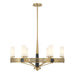 Savoy House - 1-2914-6-322 - Six Light Chandelier - Farrell - Warm Brass