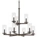 Kichler - 44014OZ - Nine Light Chandelier - Crosby - Olde Bronze