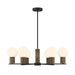 Savoy House - 1-4080-6-89 - Six Light Chandelier - Jarrell - Matte Black