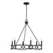 Savoy House - 1-4101-6-89 - Six Light Chandelier - Minette - Matte Black