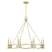 Savoy House - 1-4102-8-328 - Eight Light Chandelier - Minette - Spun Gold