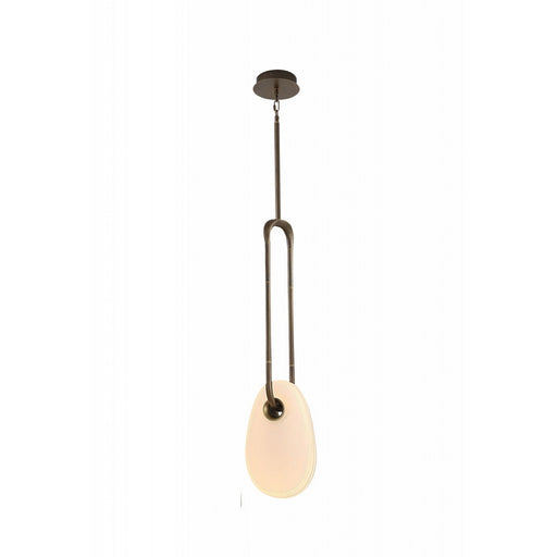 Avenue Lighting - HF7101-AB-WHT - LED Pendant - Palmea - Aged Brass