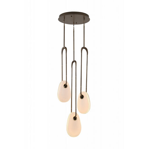 Avenue Lighting - HF7103-AB-WHT - LED Pendant - Palmea - Aged Brass