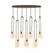 Avenue Lighting - HF7107-AB-WHT - LED Pendant - Palmea - Aged Brass
