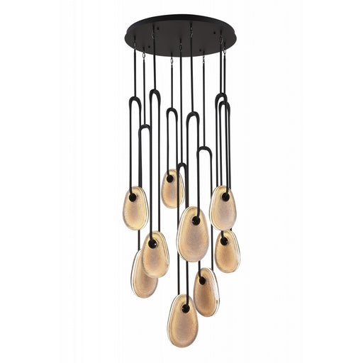 Avenue Lighting - HF7109-BK-SMK - LED Pendant - Palmea - Matte Black
