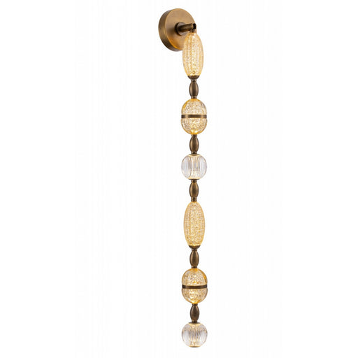Dubai LED Wall Sconce Aged Golden Brass