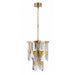 Avenue Lighting - HF7171-AGB - Seven Light Pendant - Paramount - Aged Brass