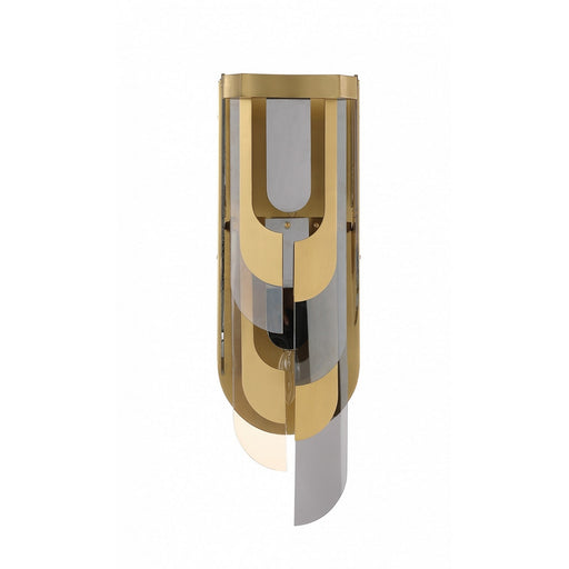Paramount Two Light Wall Sconce Aged Brass
